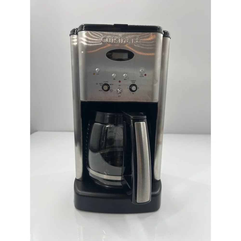 Cuisinart Brew Central 12 Cup Programmable Coffeemaker DCC-1200 Brushed Metal